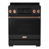 RSG30B-RSG - Gordon Ramsay by THOR Kitchen 30 Inch Professional Gas Range with Tilt Panel Touch Control in Black/Rose Gold