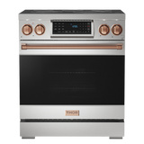 RSE30-RSG - Gordon Ramsay by THOR Kitchen 30 Inch Professional Electric Range with Tilt Panel Touch Control in Stainless Steel/Rose Gold