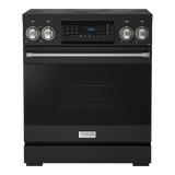 RSE30B-SS - Gordon Ramsay by THOR Kitchen 30 Inch Professional Electric Range with Tilt Panel Touch Control in Black/Stainless Steel
