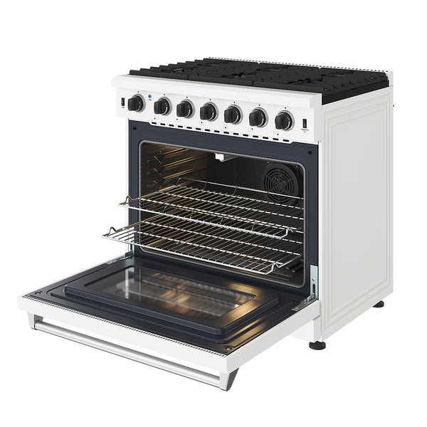 LRG3601UWLP - 36 Inch L-Series Professional Liquid Propane Range in Wh ...