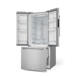 RF3017FFD99 - Gordon Ramsay by THOR Kitchen 30 Inch 17.7 cu ft French Door Counter Depth Refrigerator with Ice Maker in Stainless Steel