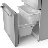 RF3017FFD99 - Gordon Ramsay by THOR Kitchen 30 Inch 17.7 cu ft French Door Counter Depth Refrigerator with Ice Maker in Stainless Steel
