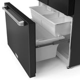 RF3621CTD00-SS - Gordon Ramsay by THOR Kitchen 36 Inch 20.3 cu ft French Door Counter Depth Refrigerator with Ice Maker in Black/Stainless Steel